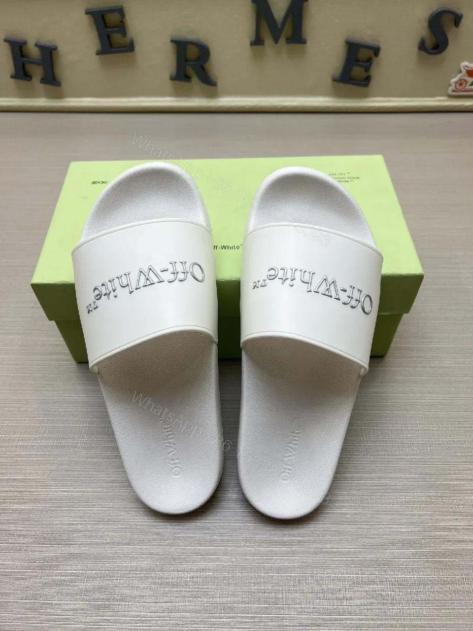 View 5 of Bold Minimalism White Slide: Comfort & Contemporary Style
