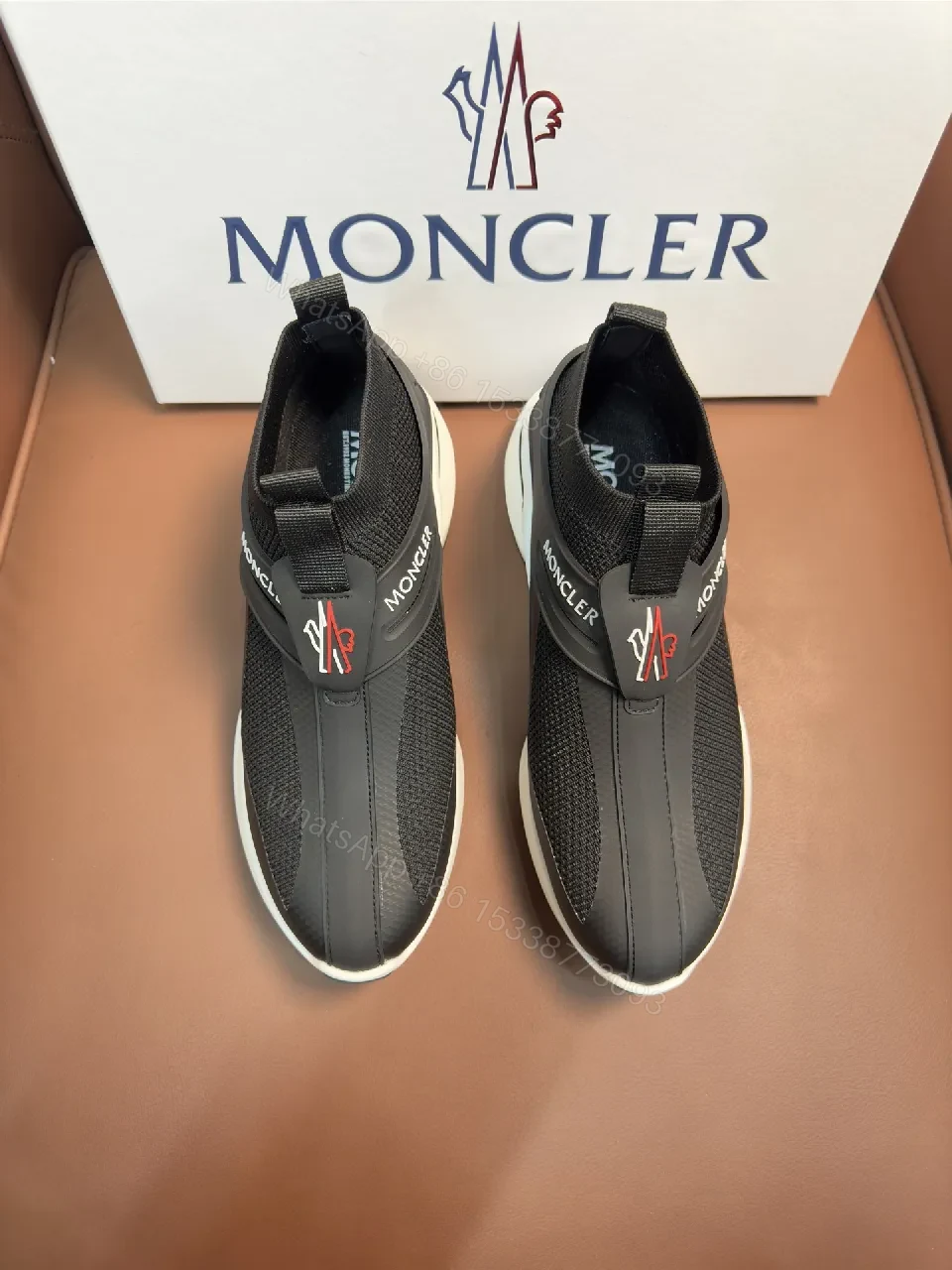 View 7 of Chunky Knit Tech Sneakers - Luxe High-Top Comfort