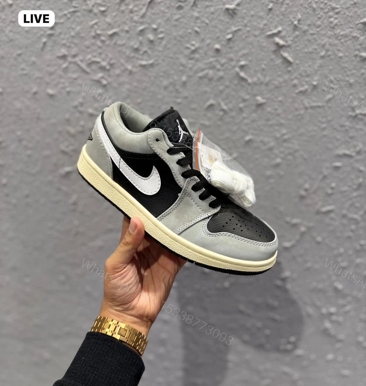 View 10 of Air Jordan 1 Retro Low Reverse Shadow First Copy Shoes | COD India