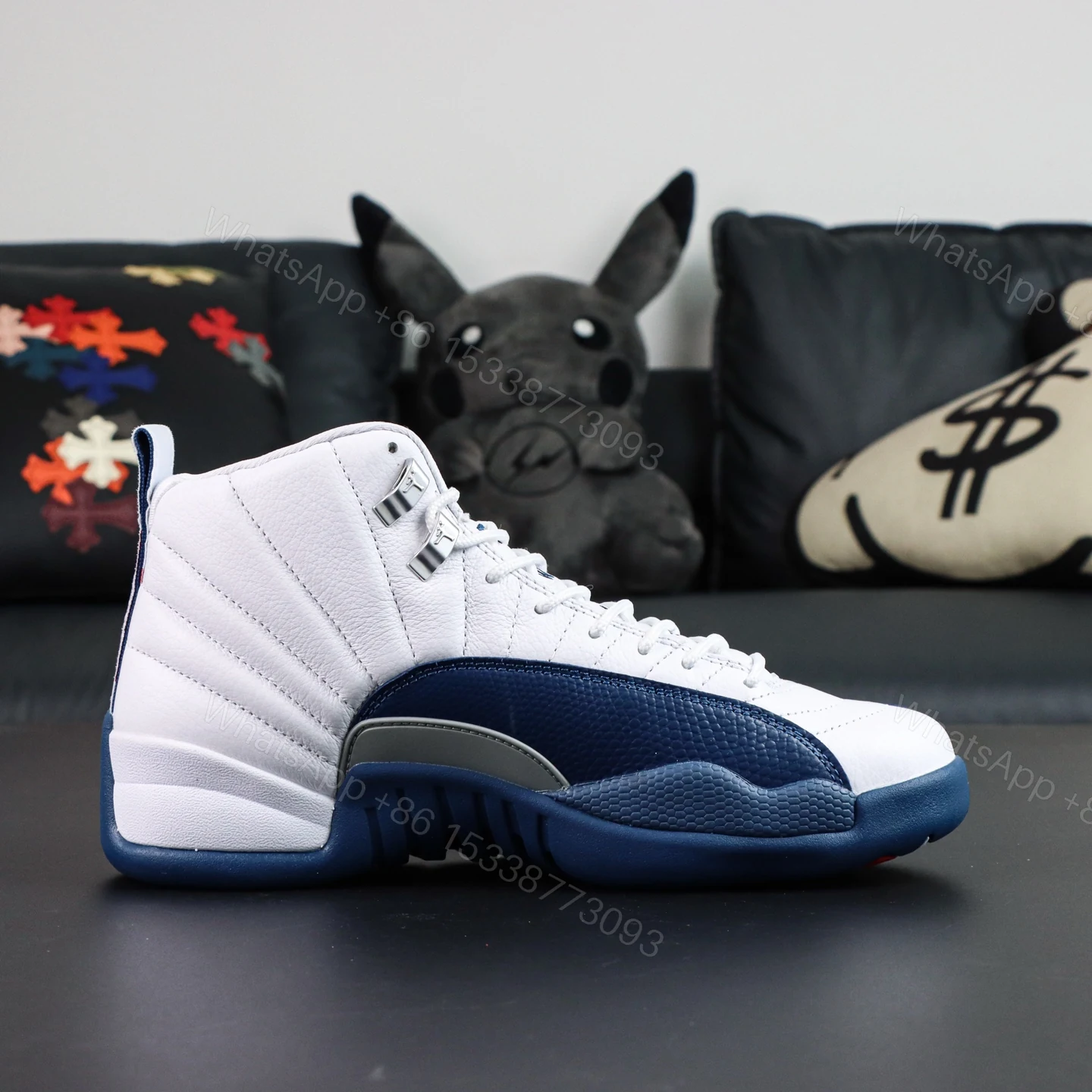 View 2 of Air Jordan 12 “French Blue” Reps