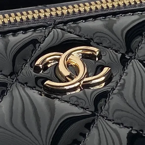 View 3 of Chanel Long Vanity Case Gold Hardware