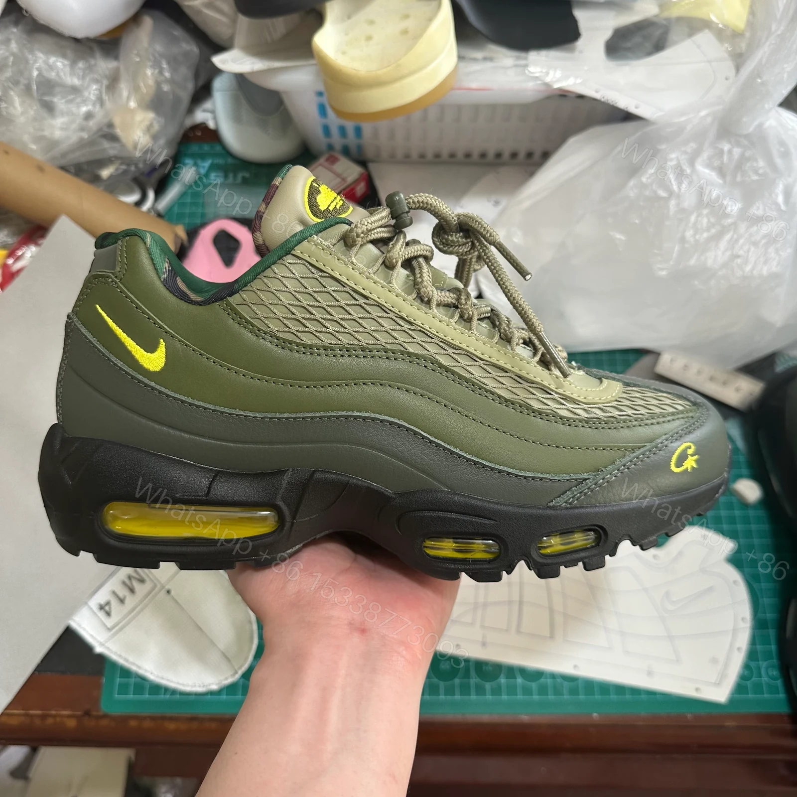 View 2 of Nike Air Max 95 SP Corteiz Gutta Green