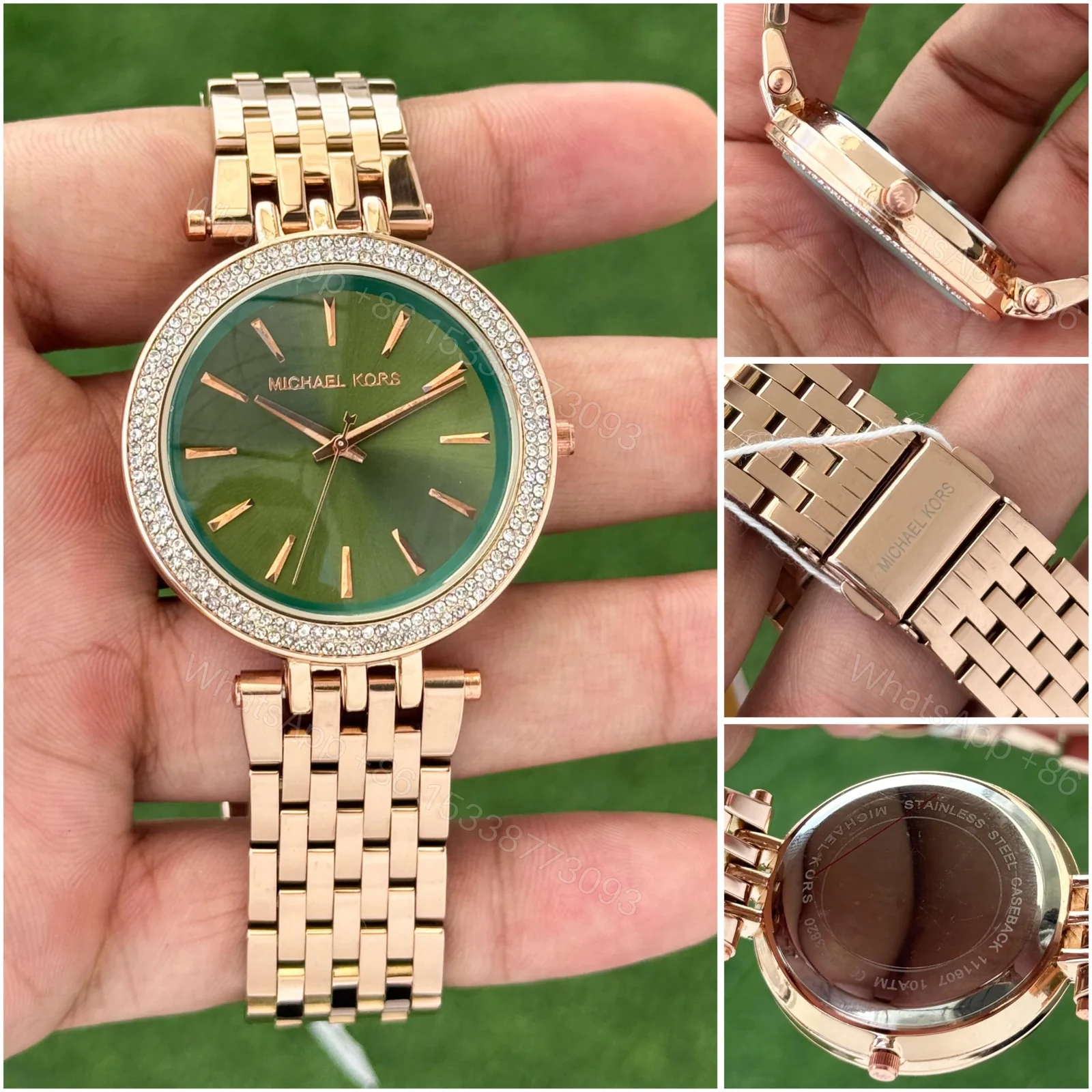 View 4 of Michael Kors Turquoise Dial Rose Gold Edition