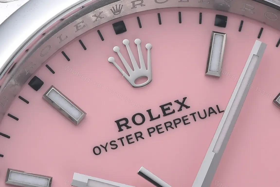View 3 of Rolex Oyster Perpetual 36 Candy Pink Dial Replica Watch – 126000-0008