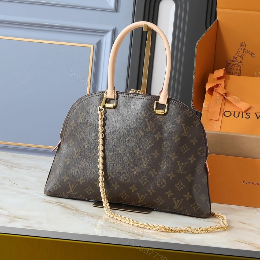 View 5 of Louis Vuitton Moon Alma Bag Monogram Brown 38Cm