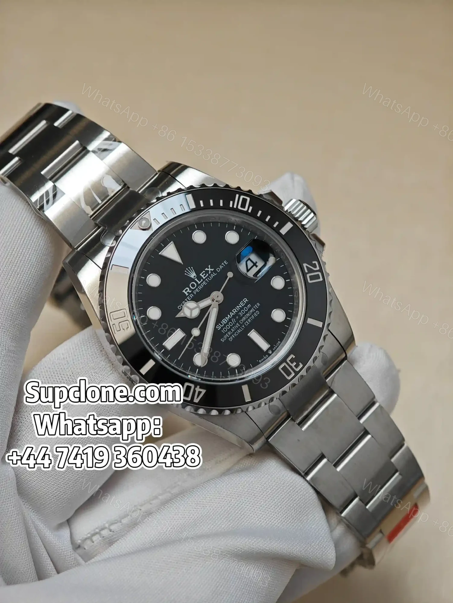 View 2 of Rolex Super Clone Watches 1:1 Submariner 126610LN 3235 Movement