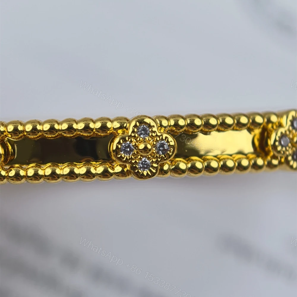 View 4 of 高仿首飾VanCleef&Arpels*RP6X500萬花筒手鐲窄版黃金款