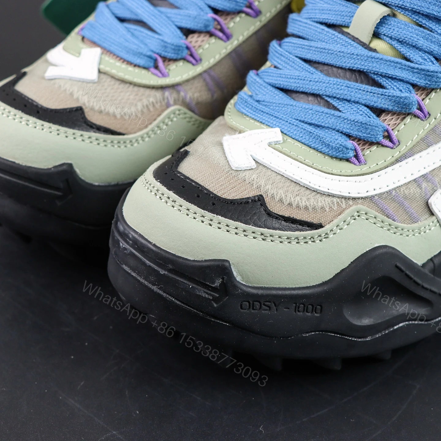 View 5 of Off White ODSY 1000 Green White Reps