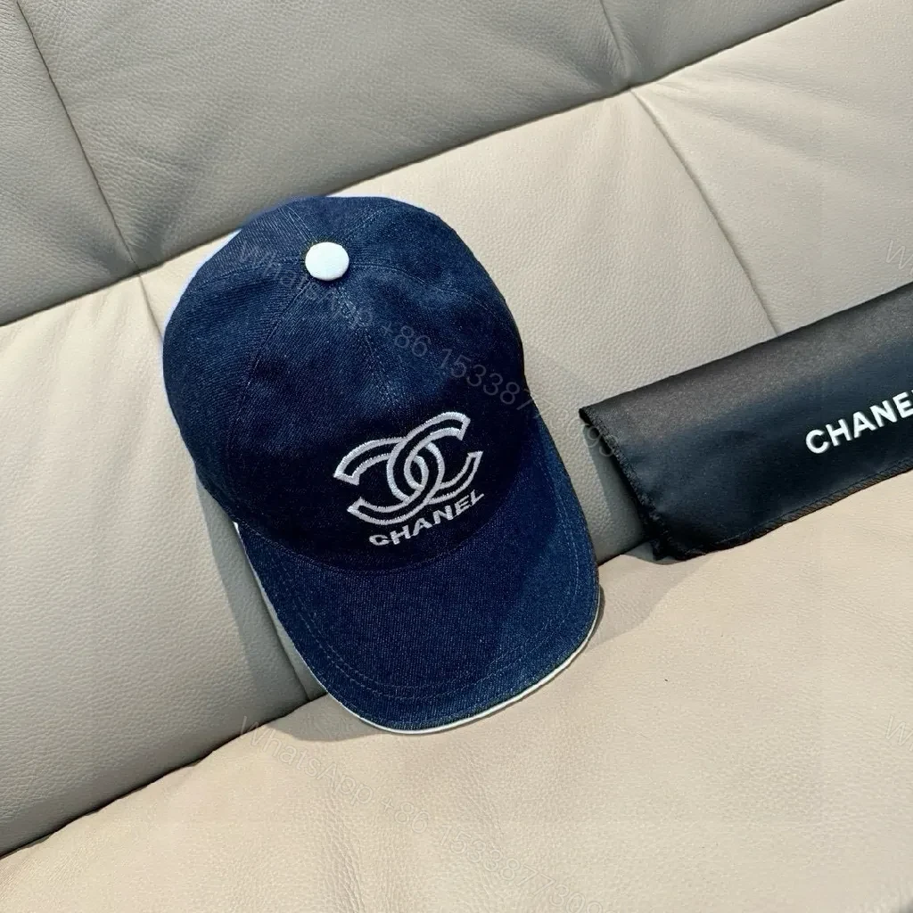 Denim Logo Cap: Bold Couture, Everyday Comfort — view 1