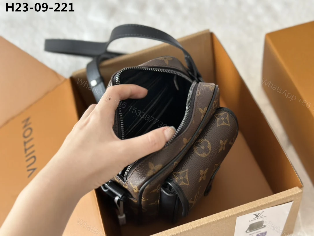 View 9 of LOUIS VUITTON CHRISTOPHER WEARABLE WALLET MONOGRAM BROWN 18CM M69404