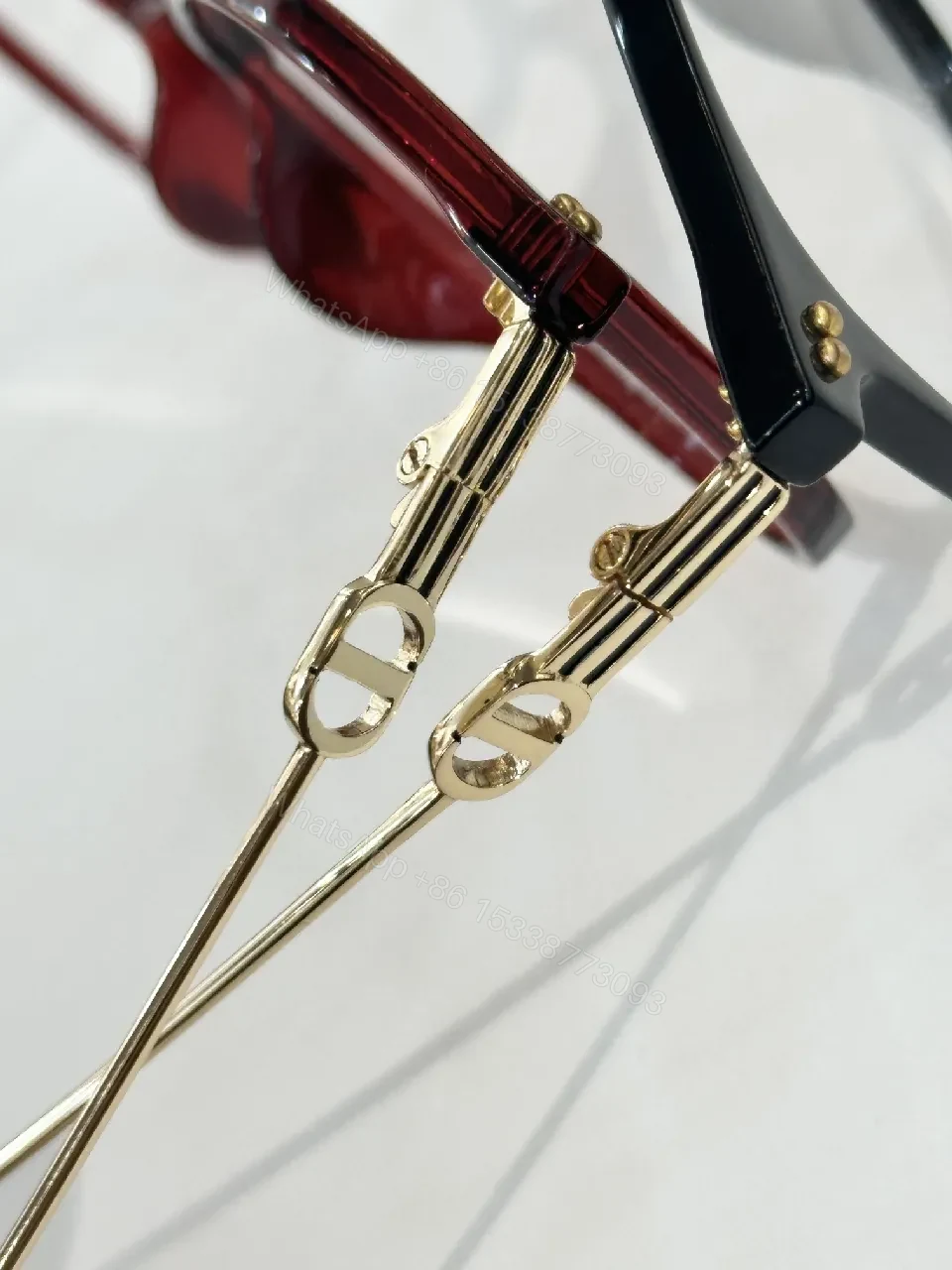 View 7 of Tortoise Frame Glasses with Subtle Metallic Arms, Everyday Comfort