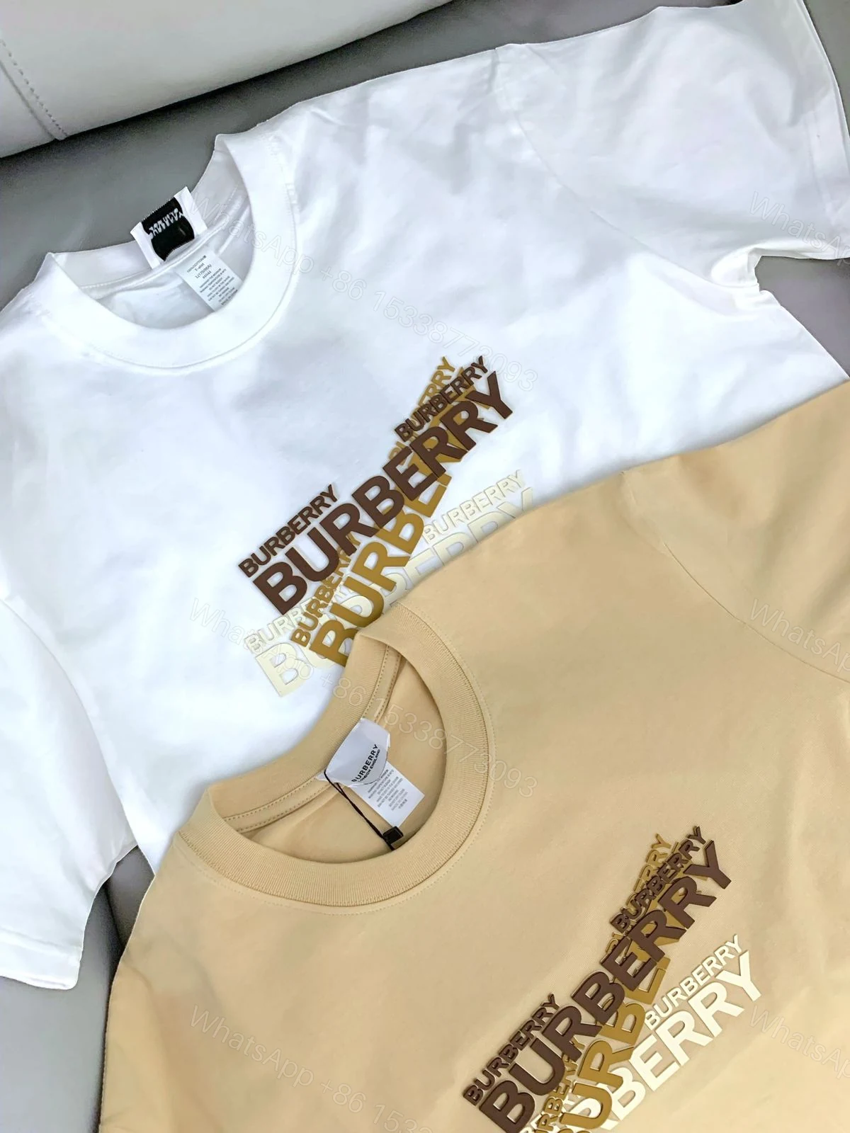 View 9 of FIRST COPY BURBERRY DESIGNER ROUND NECKS SUMMER T-SHIRT