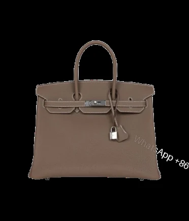 Hermès Birkin 35 Etoupe Togo Palladium Hardware — view 1