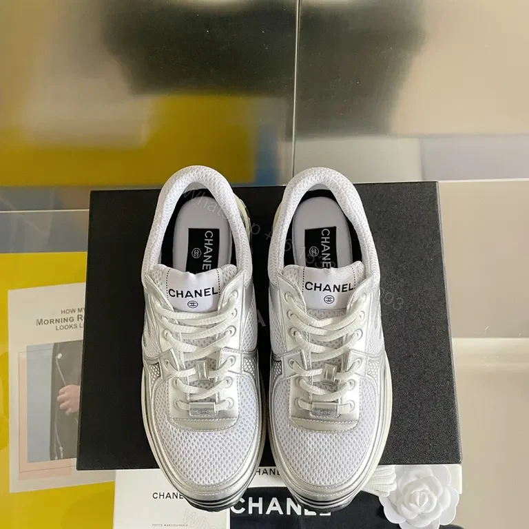 View 5 of Chanel-Inspired Luxe Sneaker: Sporty Comfort & Style