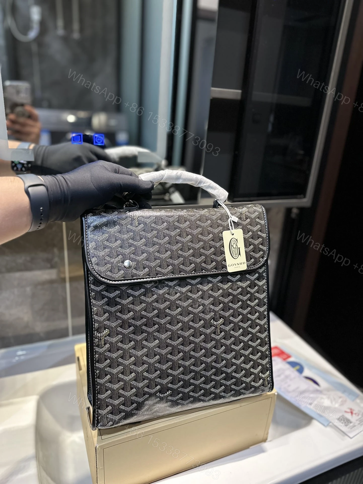 View 8 of GOYARD SAINT L?GER BACKPACK BLACK 36CM STLEGEMMLTY01CG01P