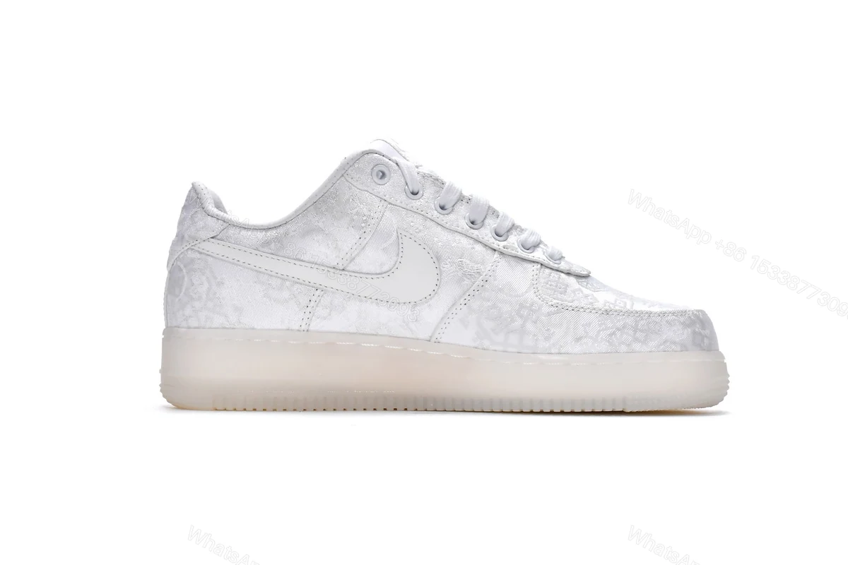 View 2 of CLOT x Nike Air Force 1 Premium White AO9286-100