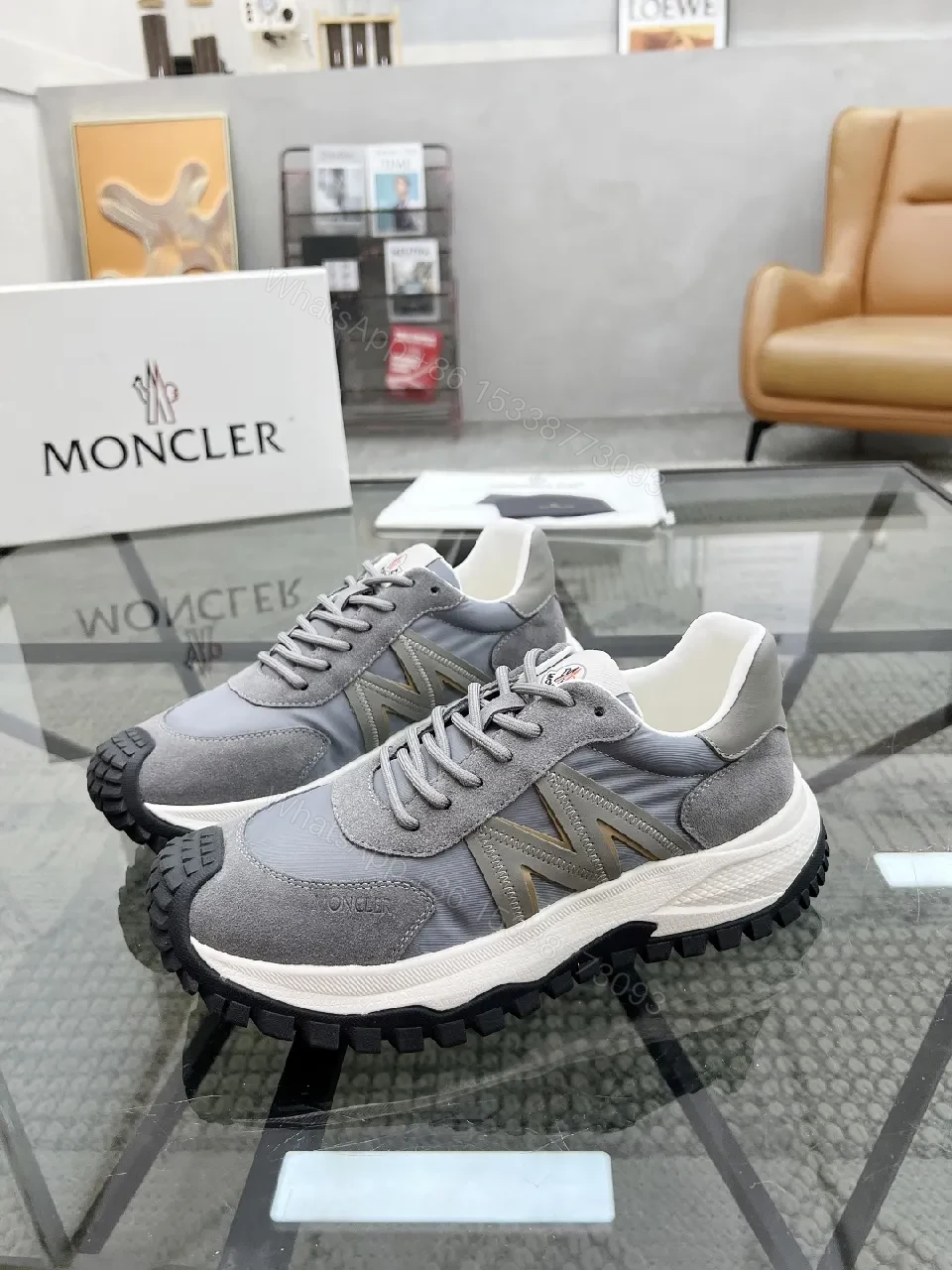 Grey Mtlx Textured Trail Runner: Sleek All-Day Comfort — view 1