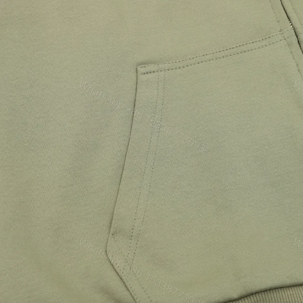 View 6 of Olive Track Hoodie: Olive, Knit, Modern, Textured Stripes, Hoodie