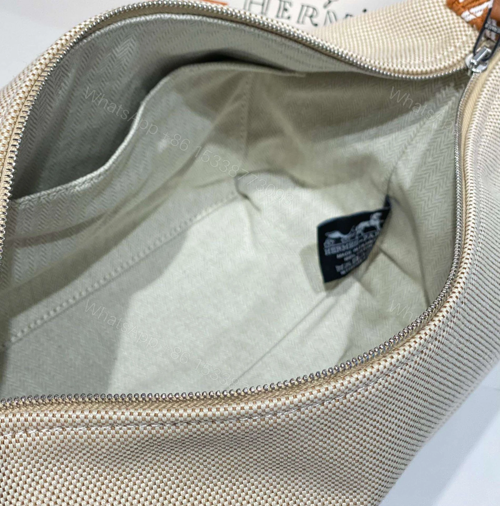 View 4 of Hermes Clutch Bag Bride A Brac PM Fabric 12x20x10cm