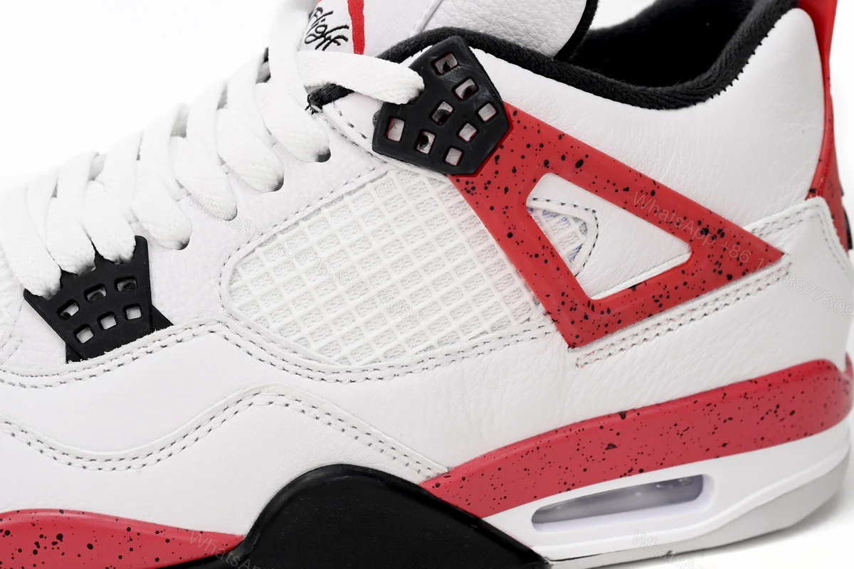 View 7 of Air Jordan 4 Retro Red Cement DH6927-161