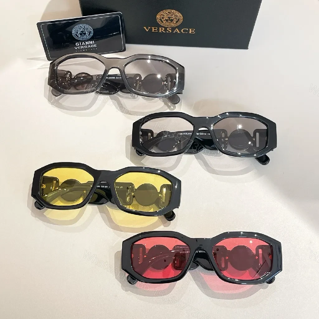View 9 of Bold Acetate Sunglasses with Gold Accents + Luxury Style + UV Protection Edge