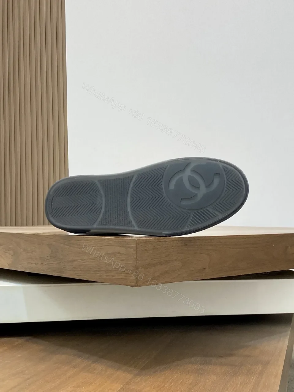 View 6 of Monochrome Leather Low-Top Sneakers: Luxury Comfort