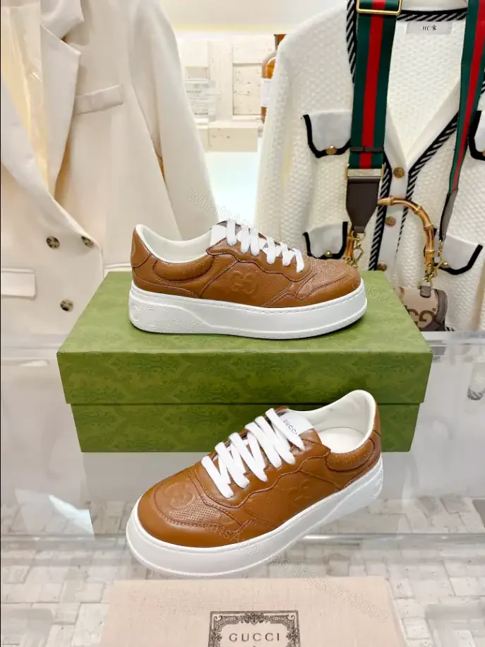 View 6 of GUCCI SCREENER GG SNEAKERS BEIGE AND EBONY ORIGINAL GG CANVAS – GC177