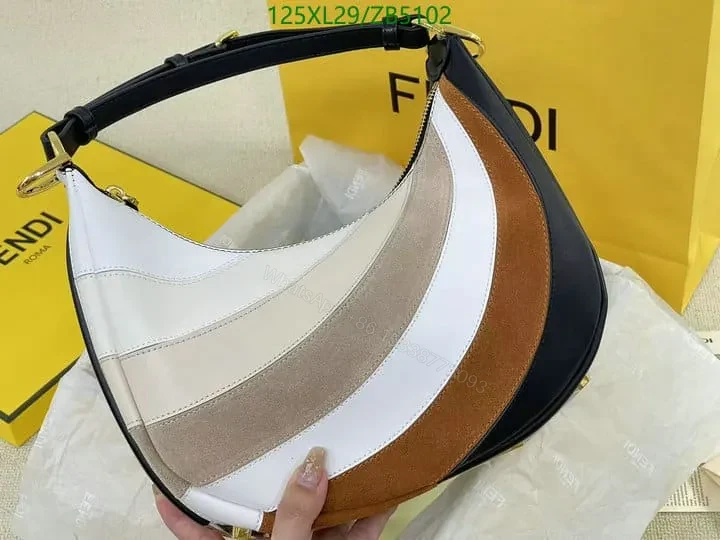 View 13 of Fendi Multicolor Fendigraphy Small Leather Handbag ZB59952
