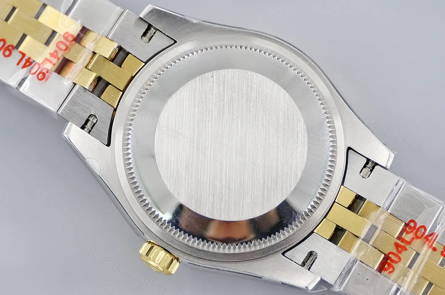 View 9 of Rolex Datejust 31 Rolesor Yellow Diamond Jubilee Green Roman Dial 178383-0005