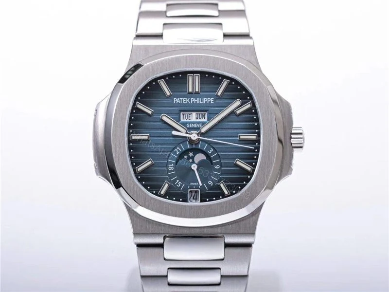 Replica Patek Philippe 5726 Blue Calendar Watch — view 1
