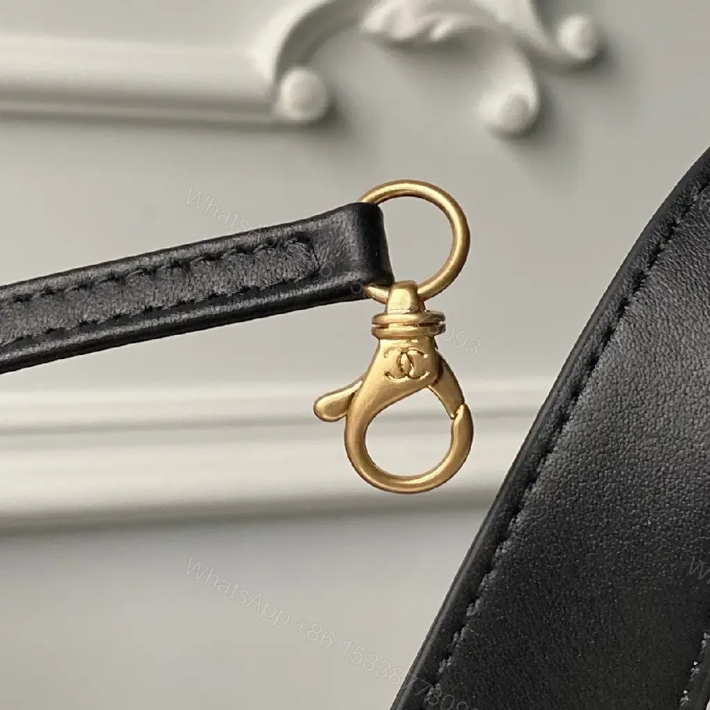View 7 of Charcoal Quilted Tote: Gold Hardware, Versatile Chic