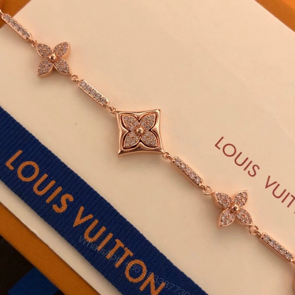 View 6 of Louis Vuitton Blossom BB Diamond Bracelet In Pink Gold