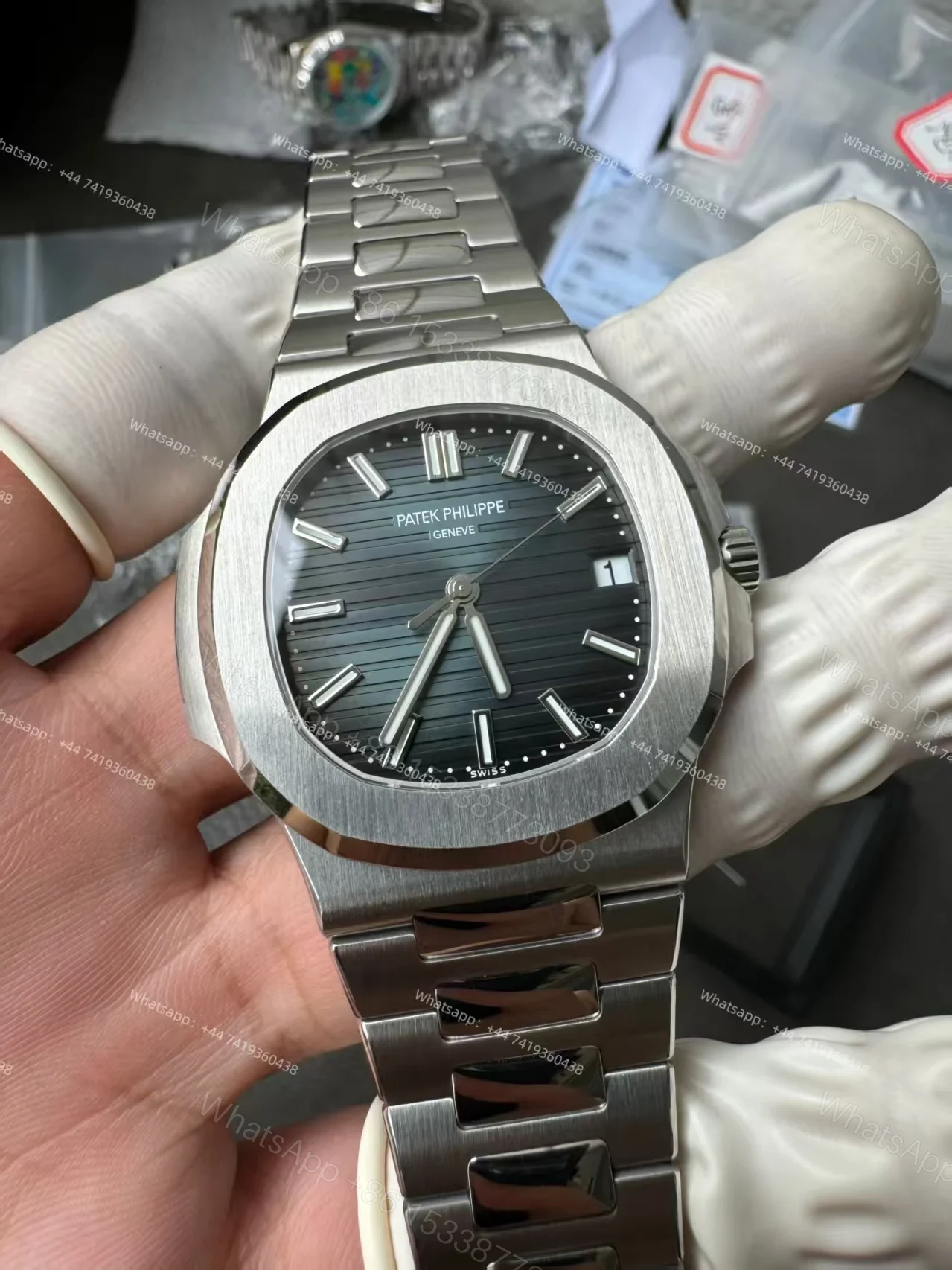 View 9 of Patek Philippe Super Clone Nautilus 5711 Blue Dial 40MM