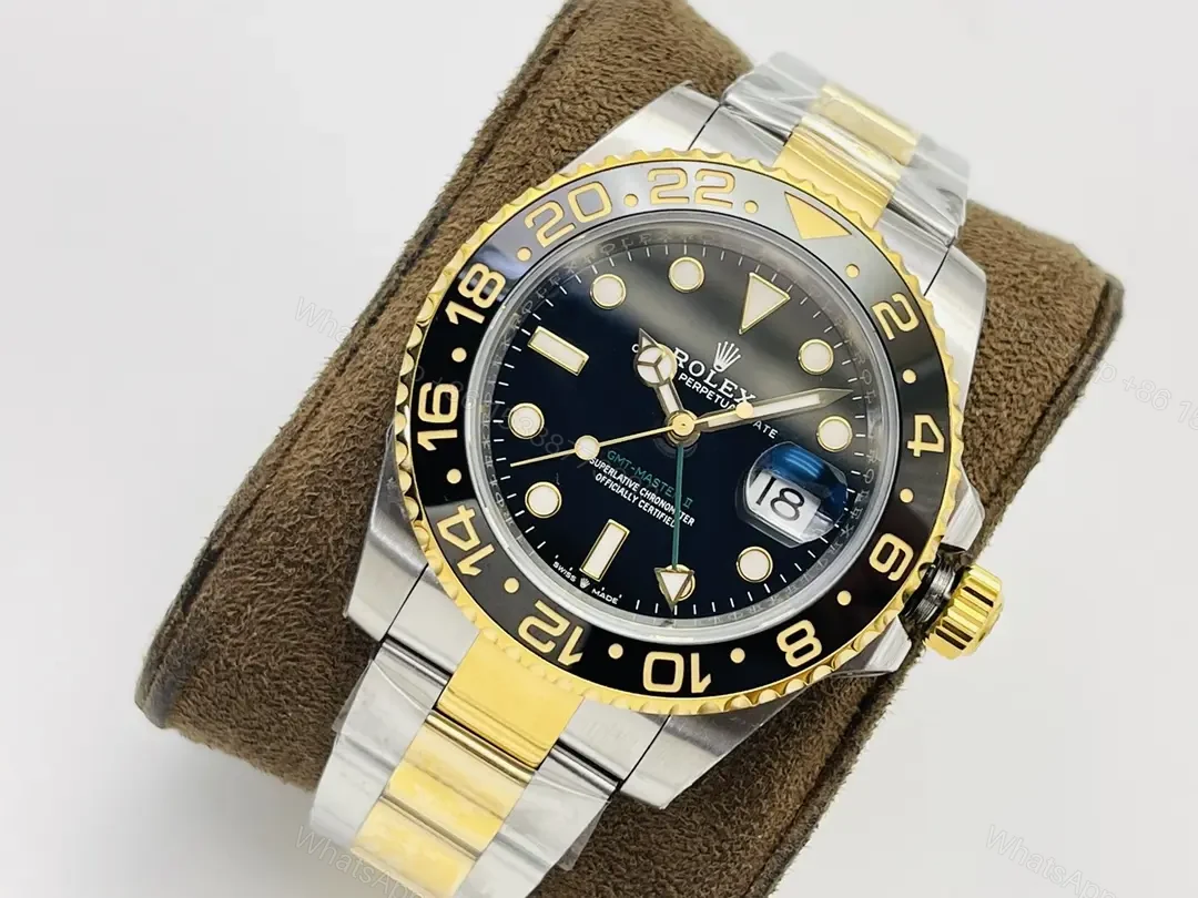 View 2 of Rolex GMT-Master II Two Tone Black 16713