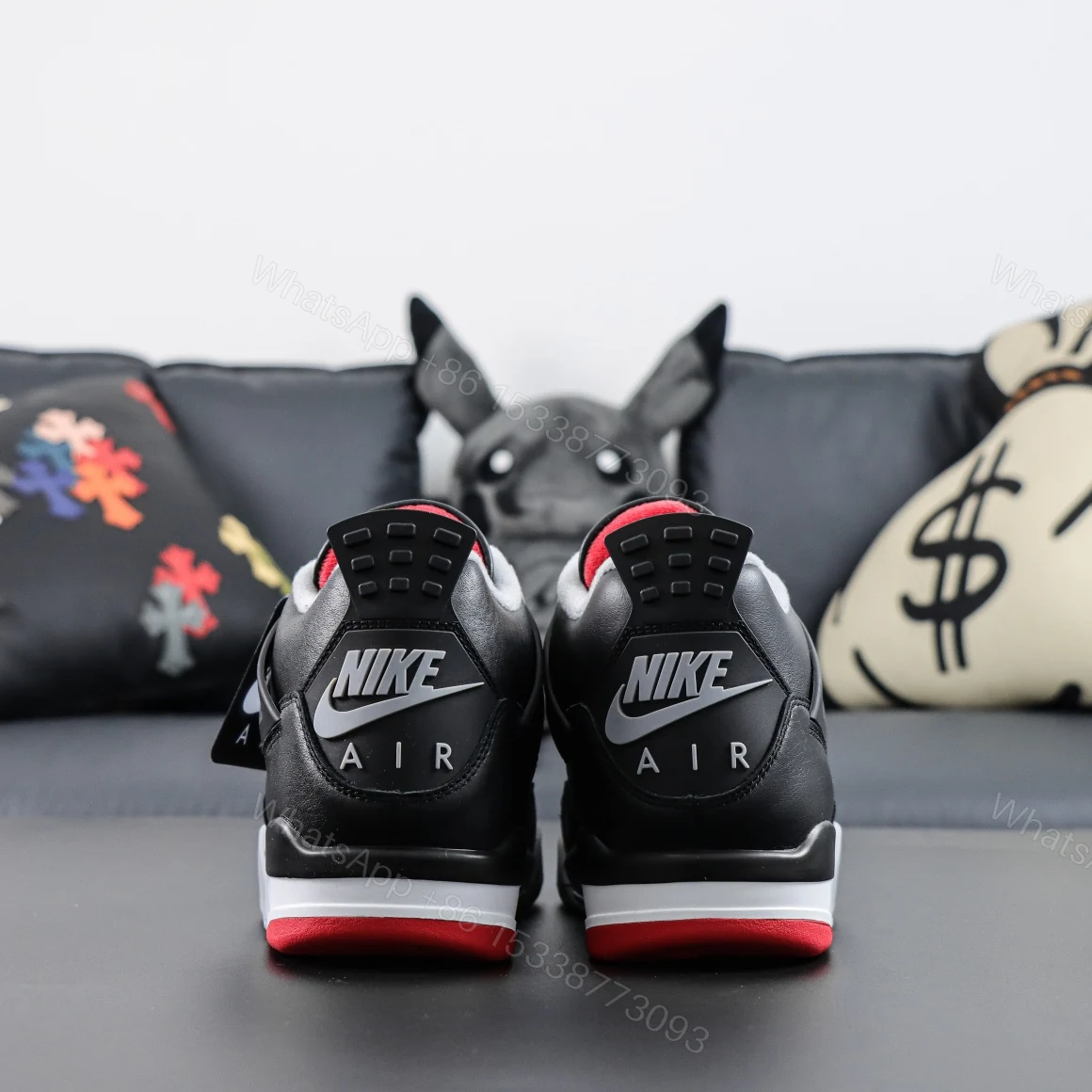 View 6 of Air Jordan 4 Bred Reimagined Reps