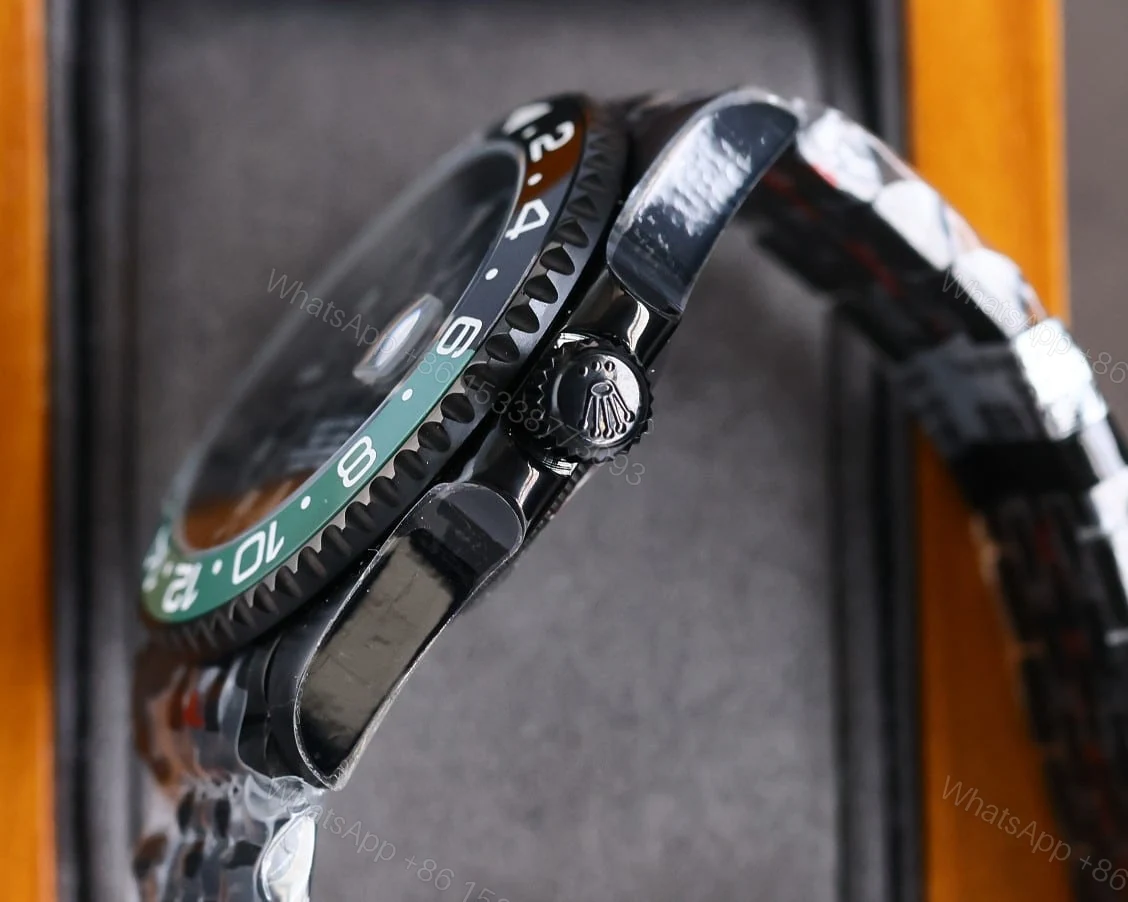 View 6 of Rolex Oyster Gmt-Master Ii Watch Black Skull Pattern 40Mm