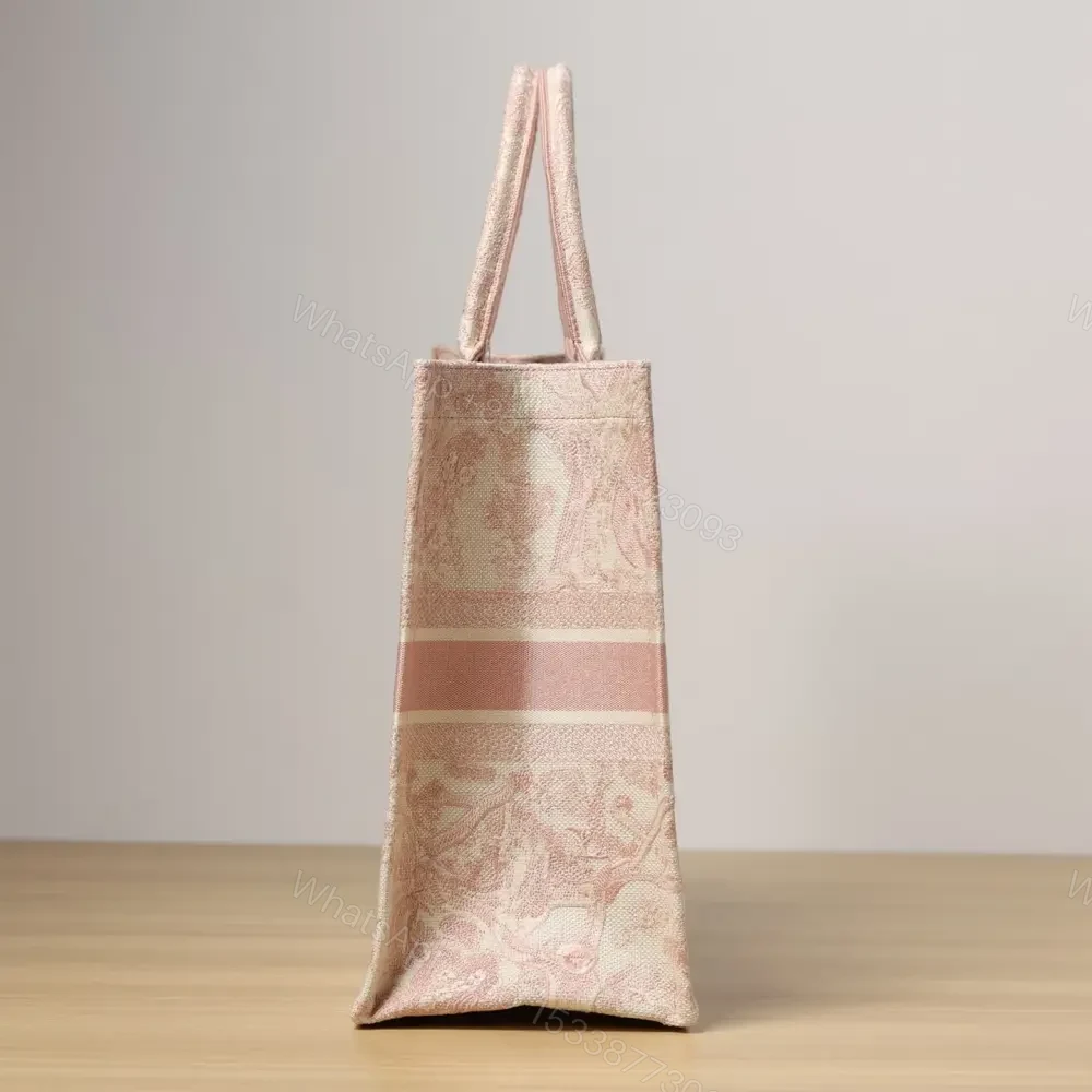View 5 of 高仿Dior*BookTote系列粉色茹伊L手袋