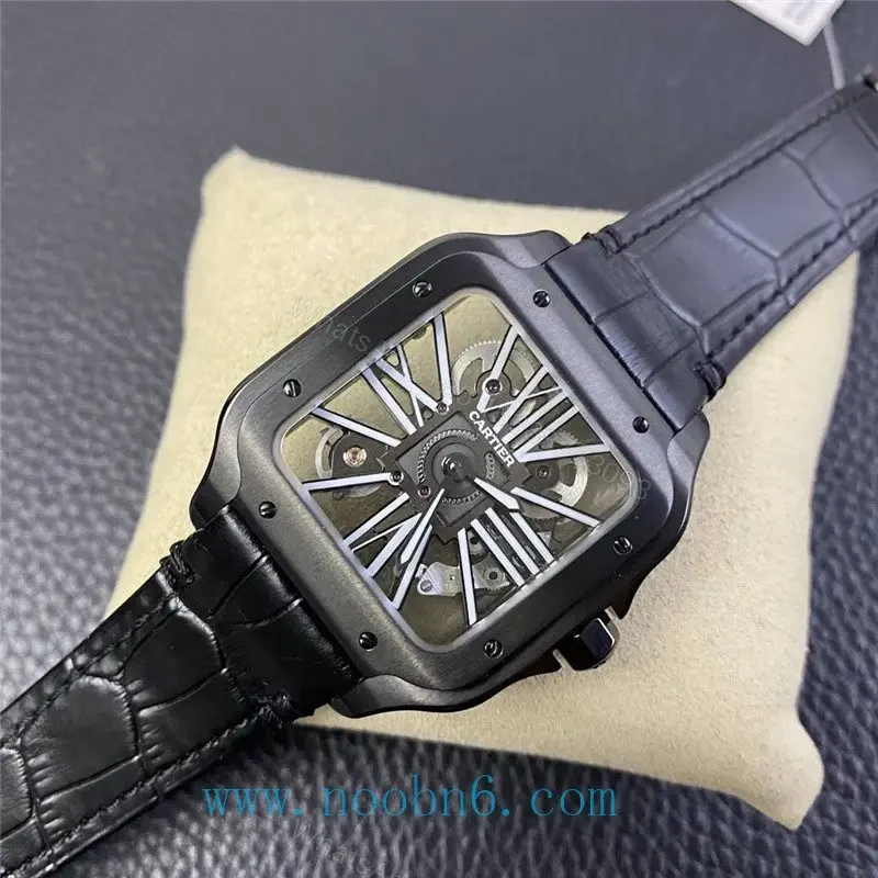 View 12 of Replica Cartier Santos WHSA0009 Skeleton Watch
