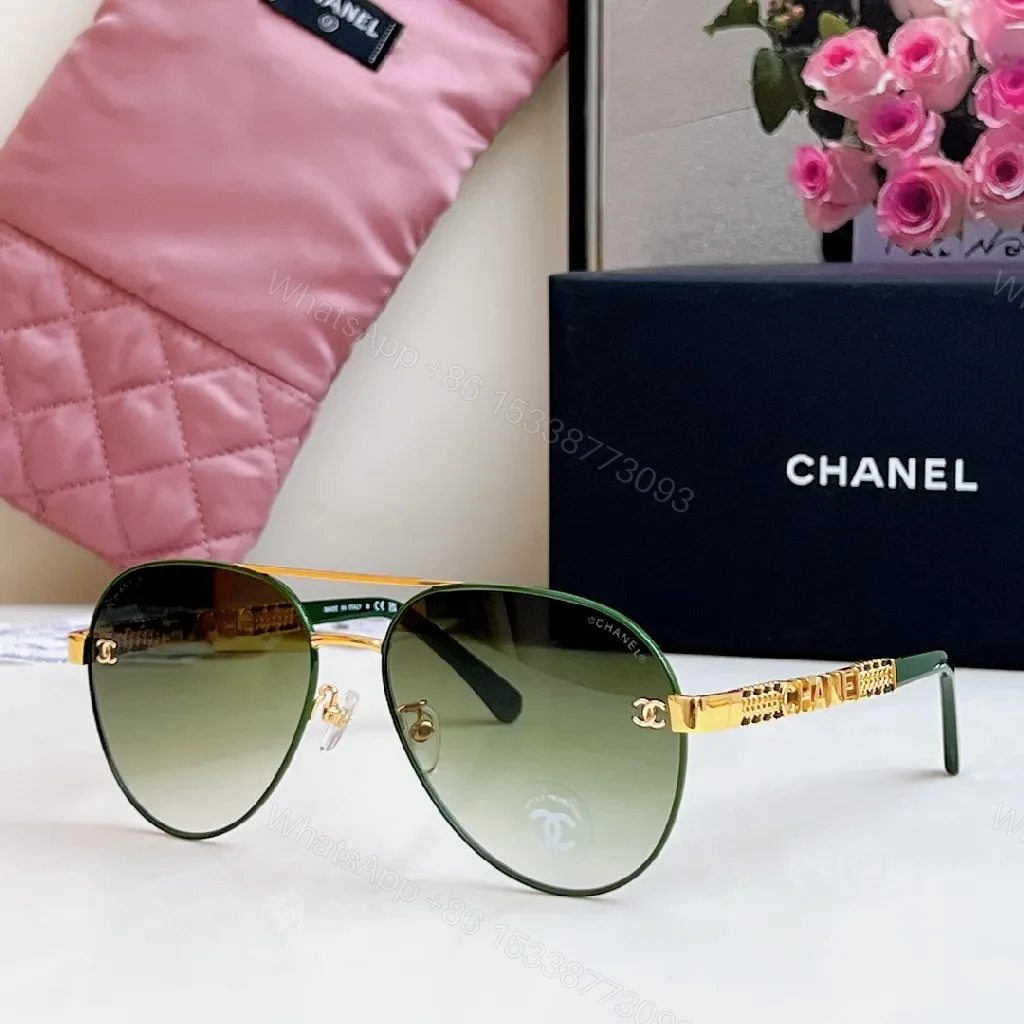 View 8 of Aviator Sunglasses: Gold-Tempo Frame Gradient Lenses, Luxe Style