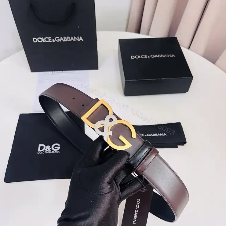 View 5 of Premium Black Leather Belt with Gold Buckle — Luxury Everyday Style