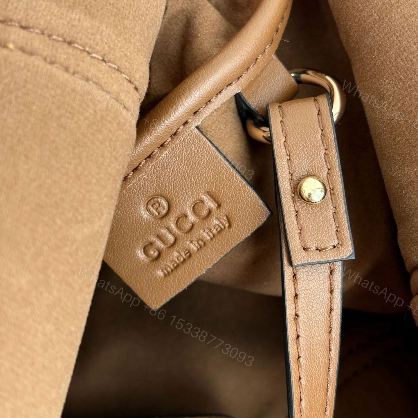 View 9 of Gucci Softbit Maxi Shoulder Bag Brown 46Cm