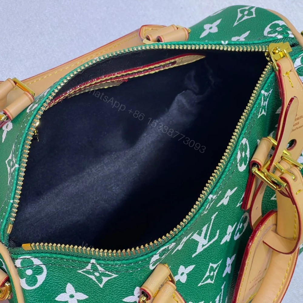 View 9 of Louis Vuitton Speedy P9 Bandoulière Monogram Green 25Cm