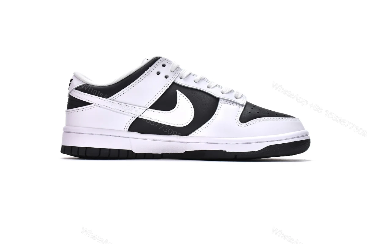 View 2 of Nike Dunk Low White Black DO7412-993