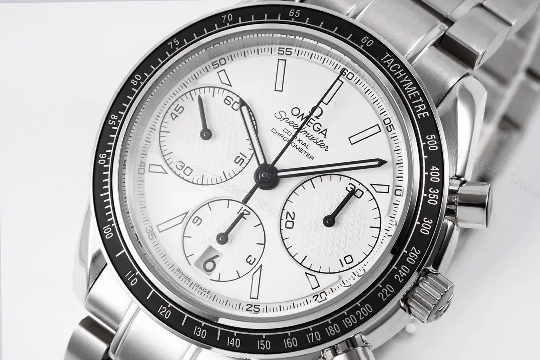 View 5 of Omega Speedmaster Professional 326.32.40.50.06.001 Chronograph Watch Silver Stainless Steel with White Dial