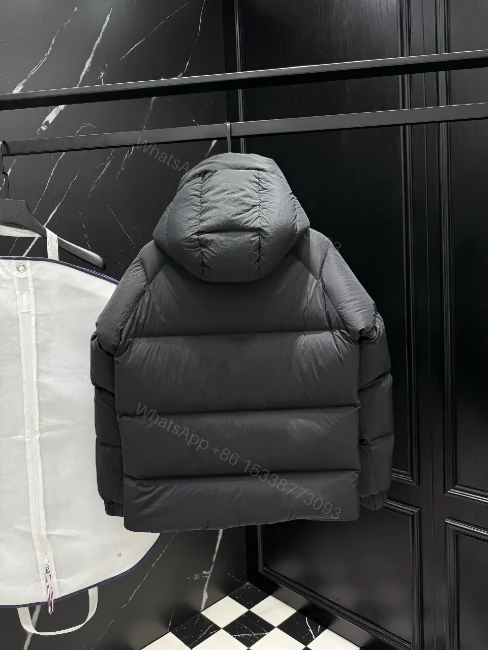 View 2 of Bold Puffer Parka: Luxe City-Warmth, Signature Branding
