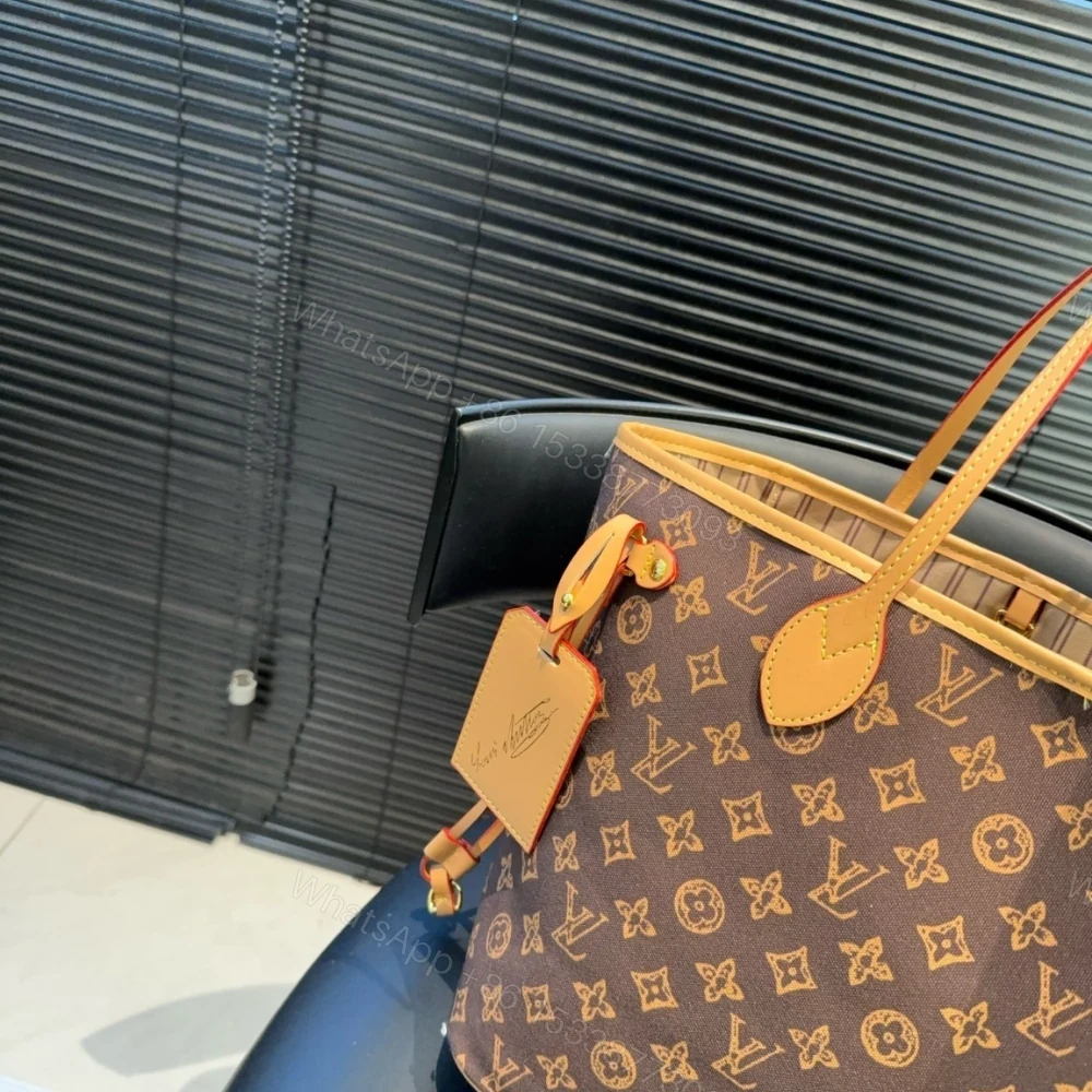 View 4 of Louis Vuitton Neverfull MM Monogram Origine Ebène 31Cm