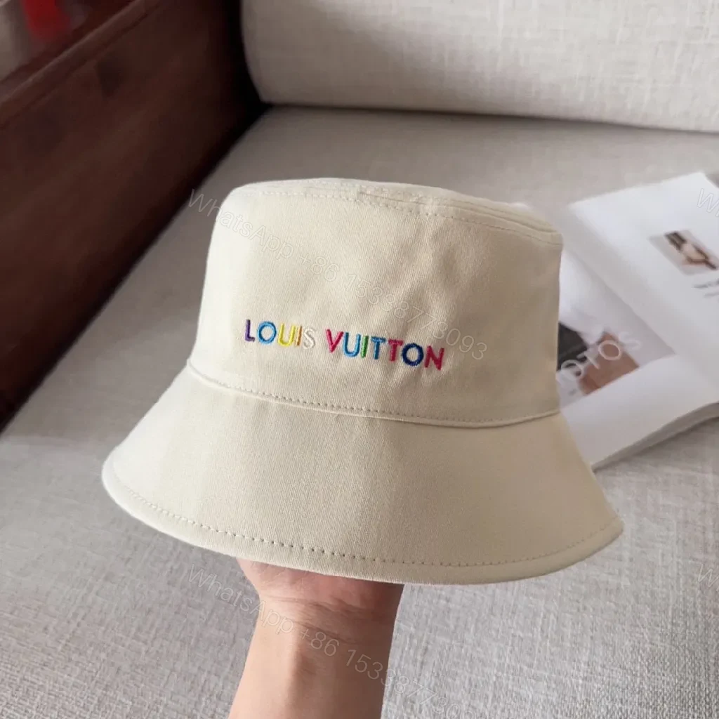 View 8 of Compact Luxury Bucket Hat - Embroidered, Unisex, Canvas Hat