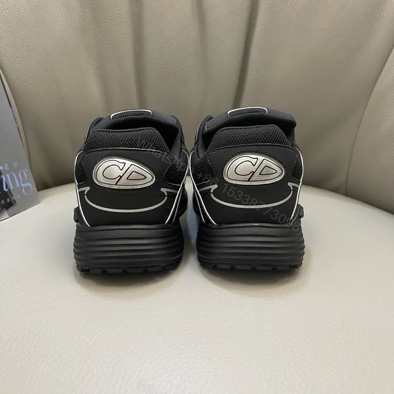 View 6 of Chic Tech-Textured Sneakers: Dior-Inspired, All-Day Comfort