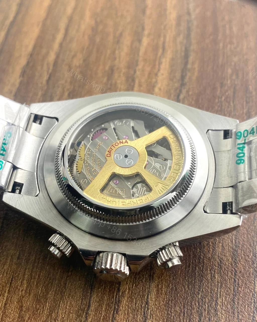 View 6 of Rolex Daytona 41mm White Dial Swiss Semi ETA Chronograph