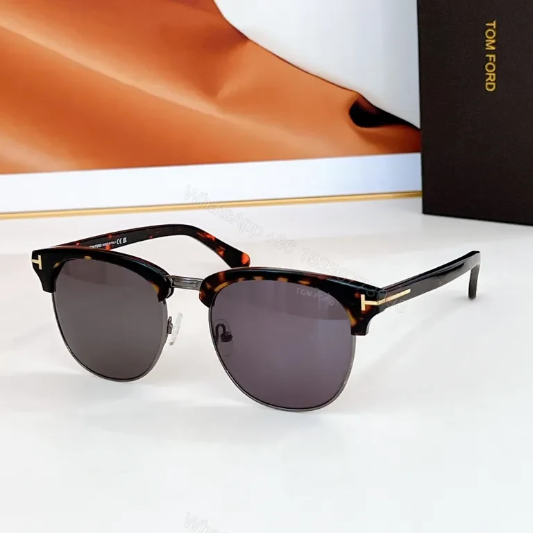 View 4 of Tortoiseshell Acetate Sunglasses with Gold Bridge â€“ Designer Style